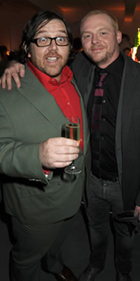 Nick Frost and Simon Pegg Photo by Getty Images/ Getty Images for Martini 