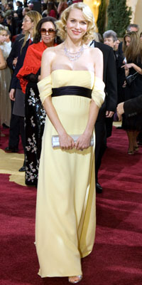 Naomi Watts arrives at the 79th Annual Academy Awards at the Kodak Theatre in Hollywood